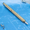 Monteverde 9 Function Tool Solid Brass GT Fountain Pen