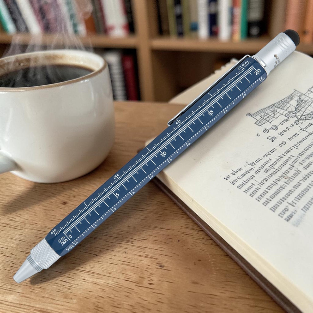 Monteverde 9 Function Tool Navy Blue CT Ballpoint Pen MV35297
