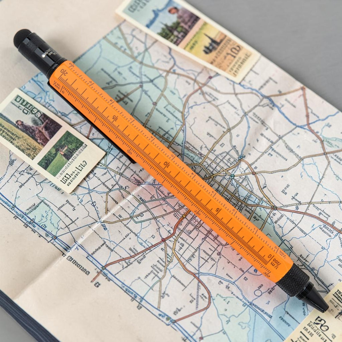 Monteverde 9 Function Tool Orange PVD Ballpoint Pen MV35295