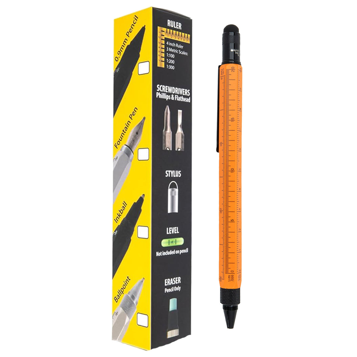 Monteverde 9 Function Tool Orange PVD Ballpoint Pen MV35295
