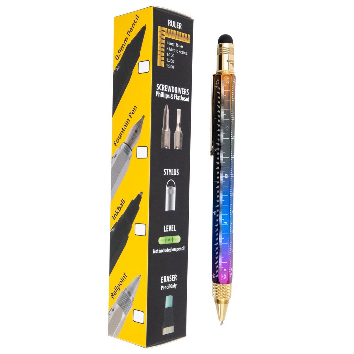 Monteverde 9 Function Tool Rainbow GT Ballpoint Pen MV35367