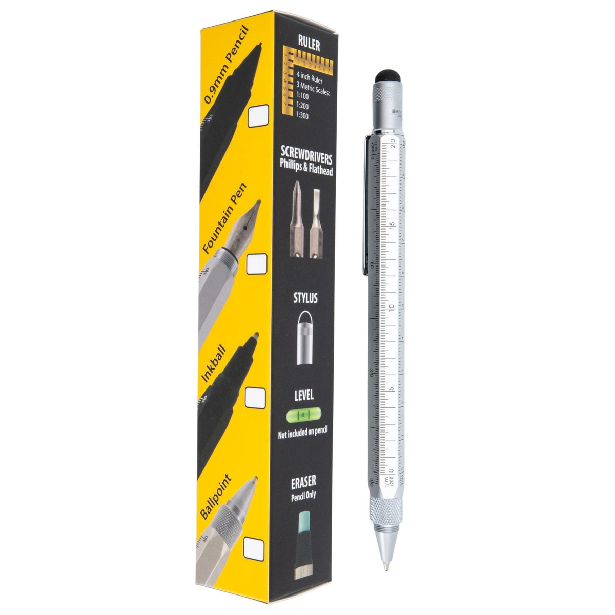 Monteverde 9 Function Tool Silver CT Ballpoint Pen MV35211