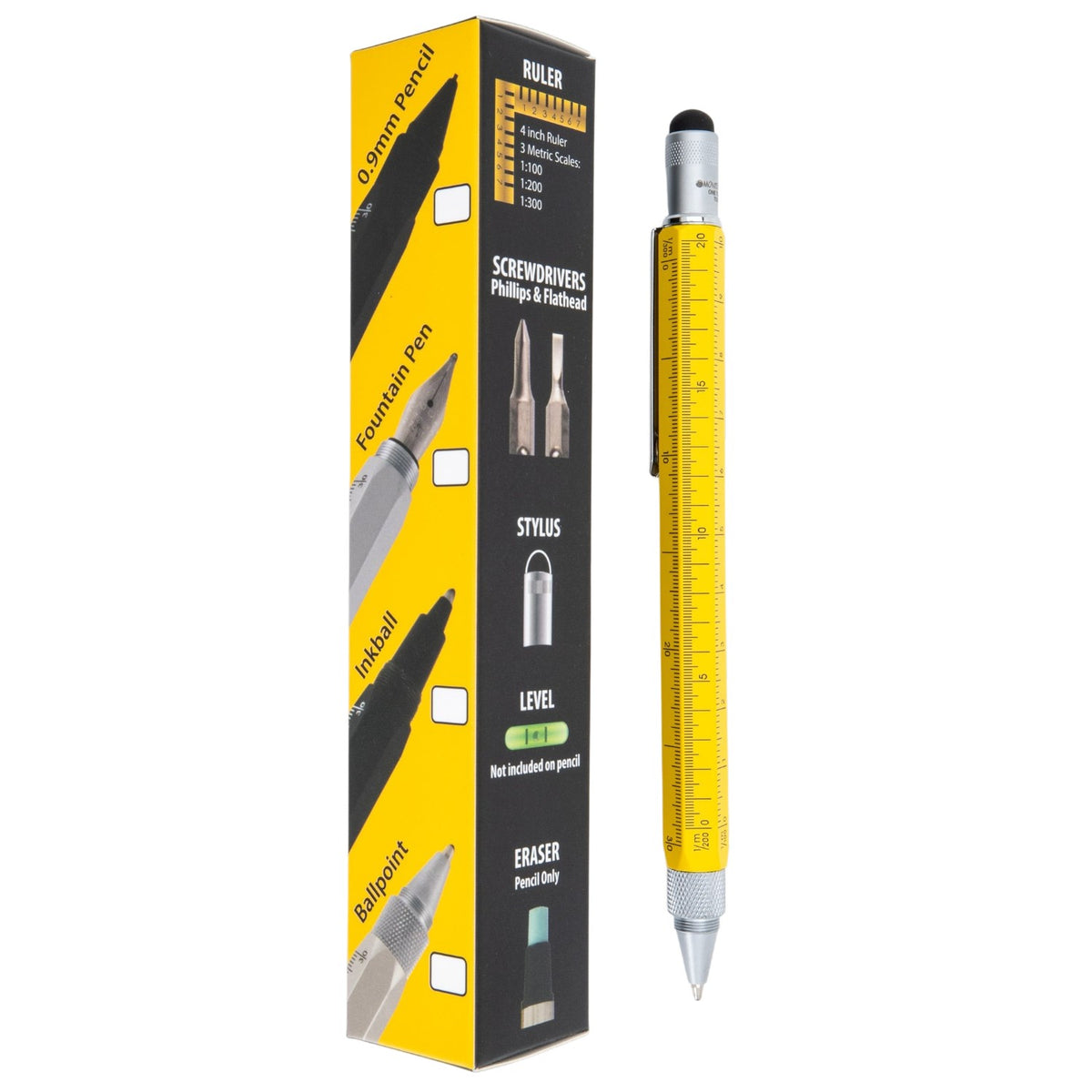 Monteverde 9 Function Tool Yellow CT Ballpoint Pen MV35212