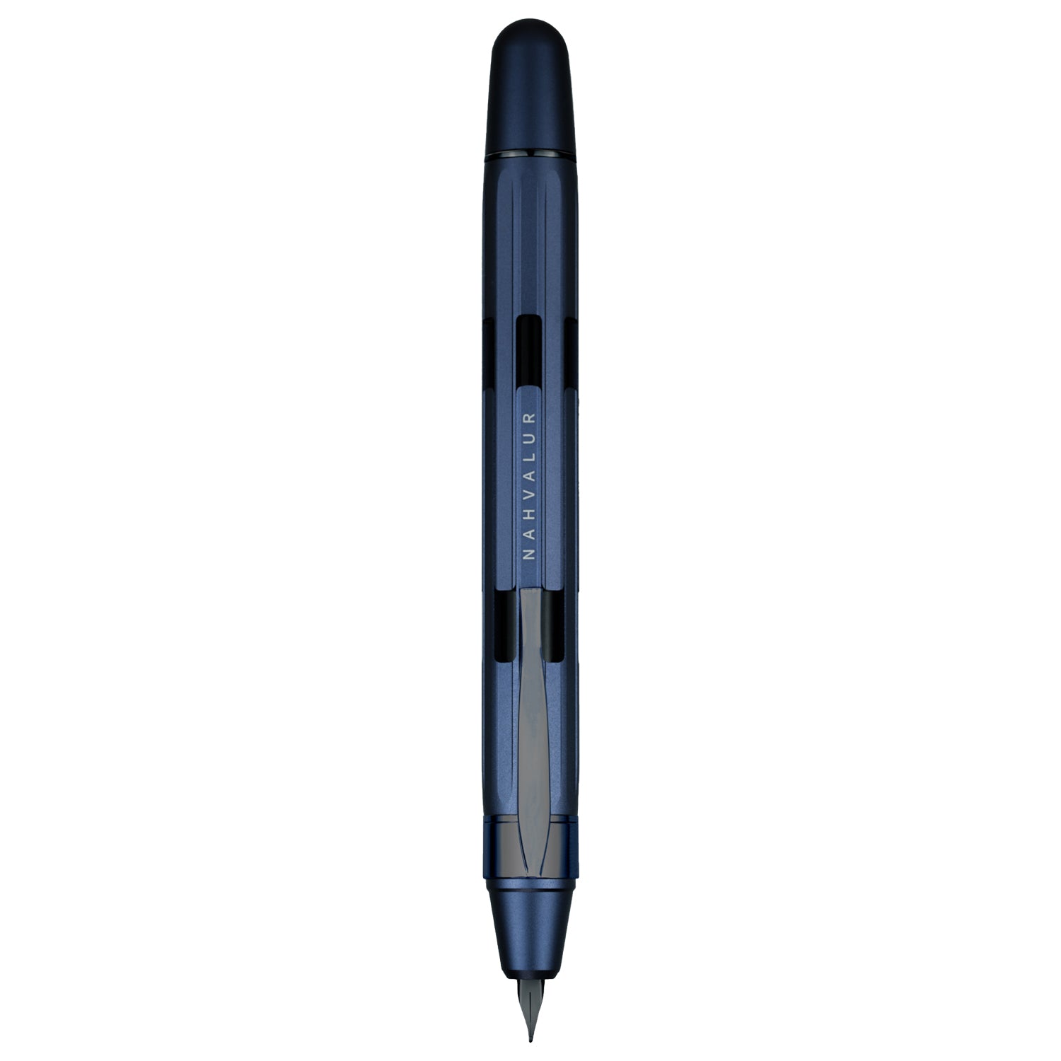 Nahvalur Eclipse Cobalt Black PVD Fountain Pen