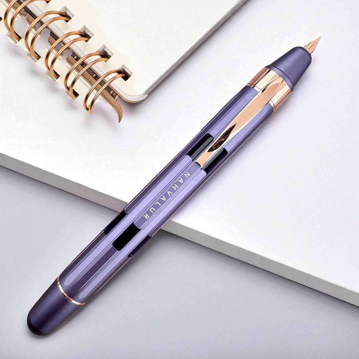 Nahvalur Eclipse Hepatizon Rose Gold RGT Fountain Pen
