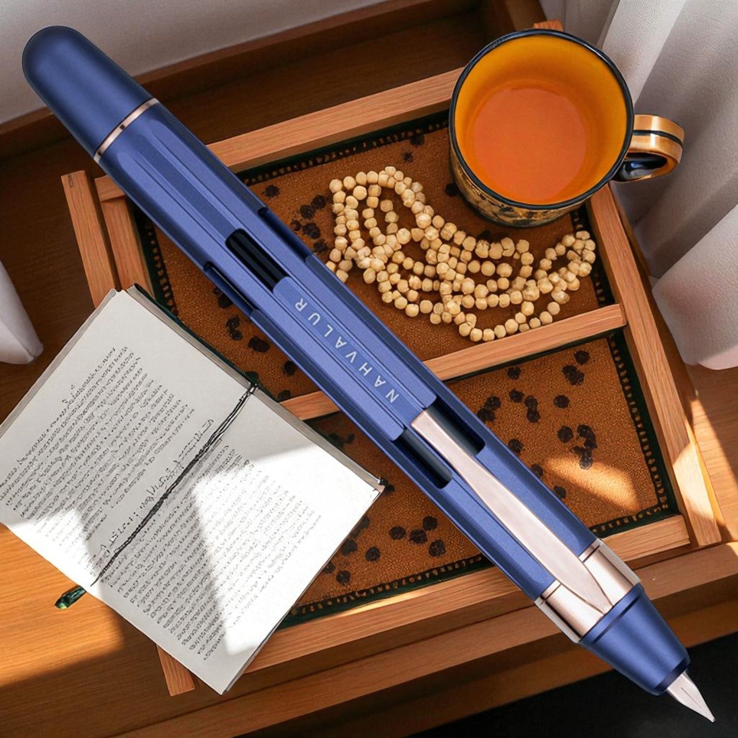 Nahvalur Eclipse Hepatizon Rose Gold RGT Fountain Pen