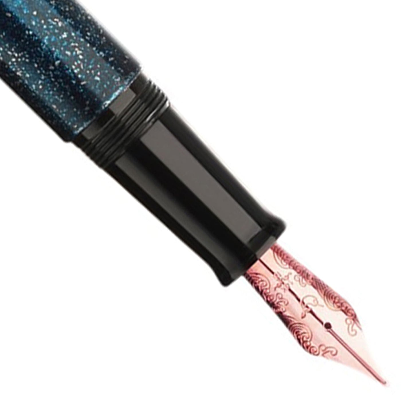 Nahvalur Ikkaku Blue Moon Urushi RGT Fountain Pen (Limited Edition)