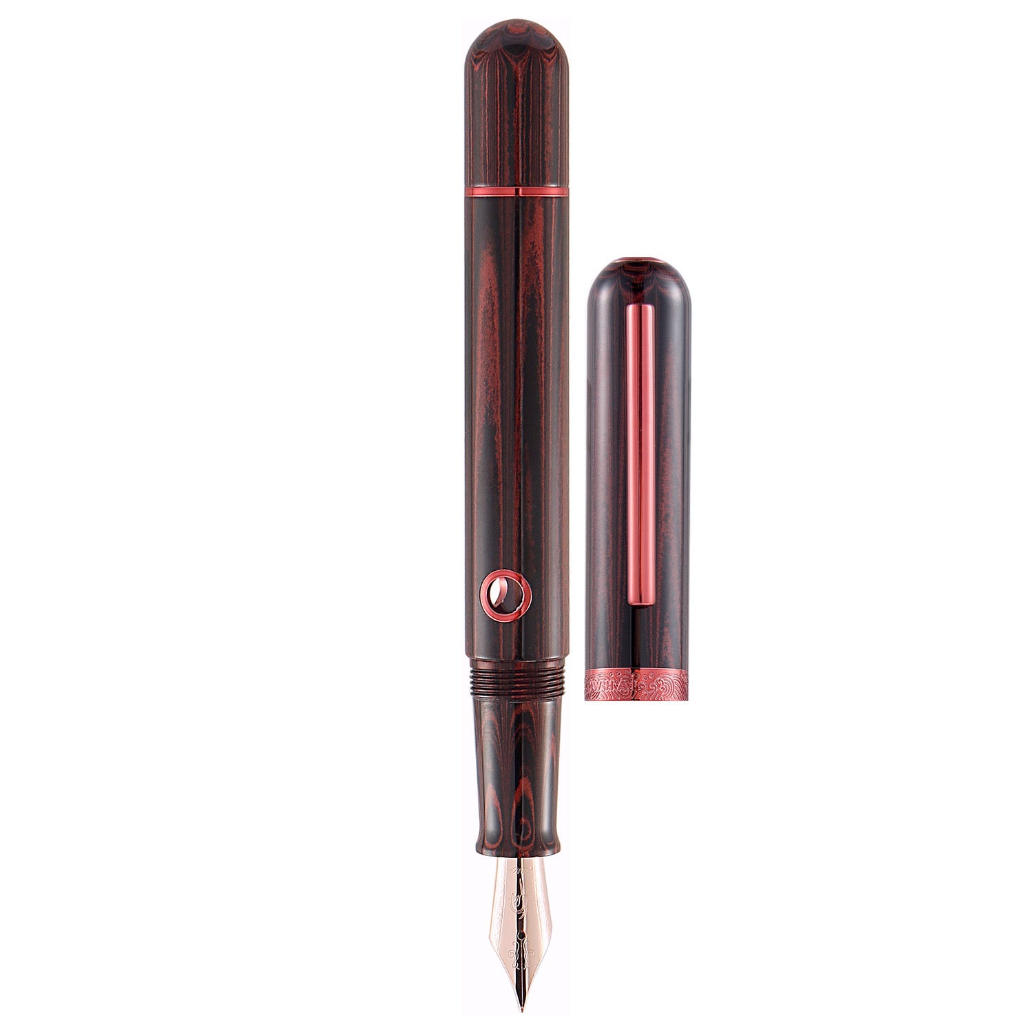 Nahvalur Nautilus Ruby Koi Fountain Pen (Limited Edition)
