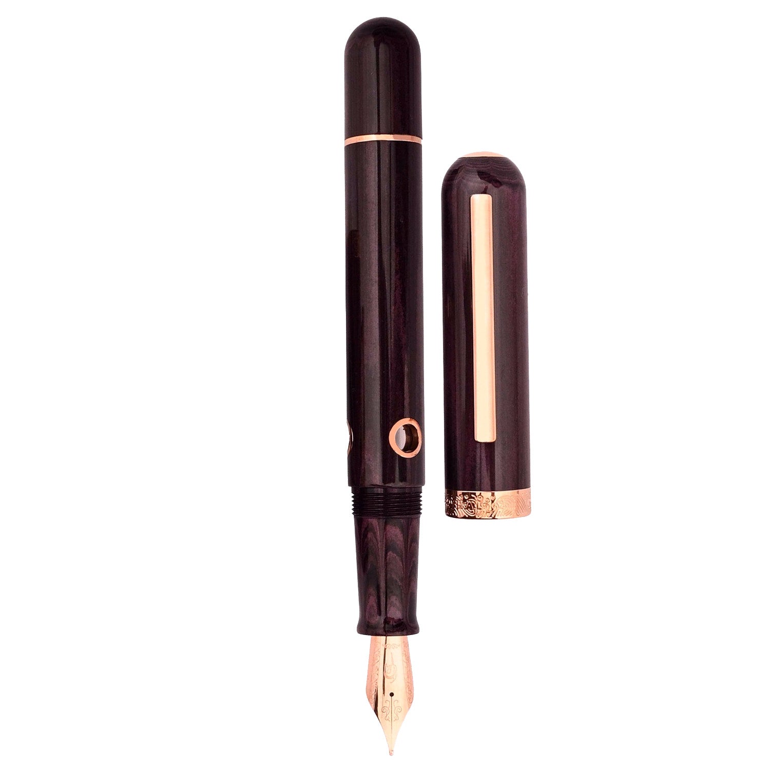Nahvalur Nautilus Stylophora Berry RGT Fountain Pen
