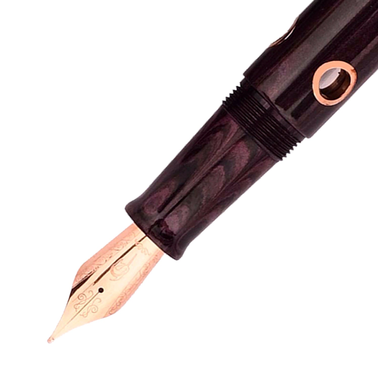 Nahvalur Nautilus Stylophora Berry RGT Fountain Pen