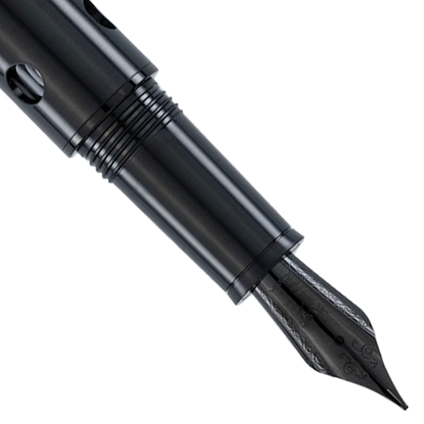Nahvalur Nautilus Ti Black Fountain Pen