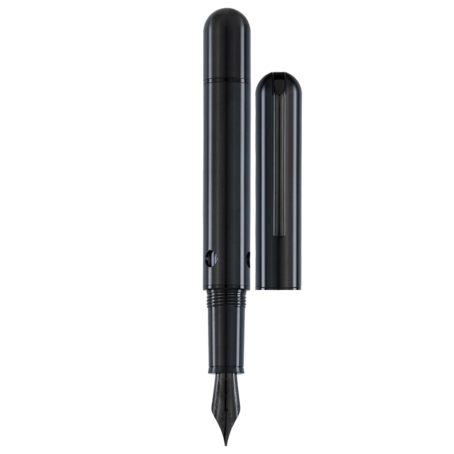 Nahvalur Nautilus Ti Black Fountain Pen