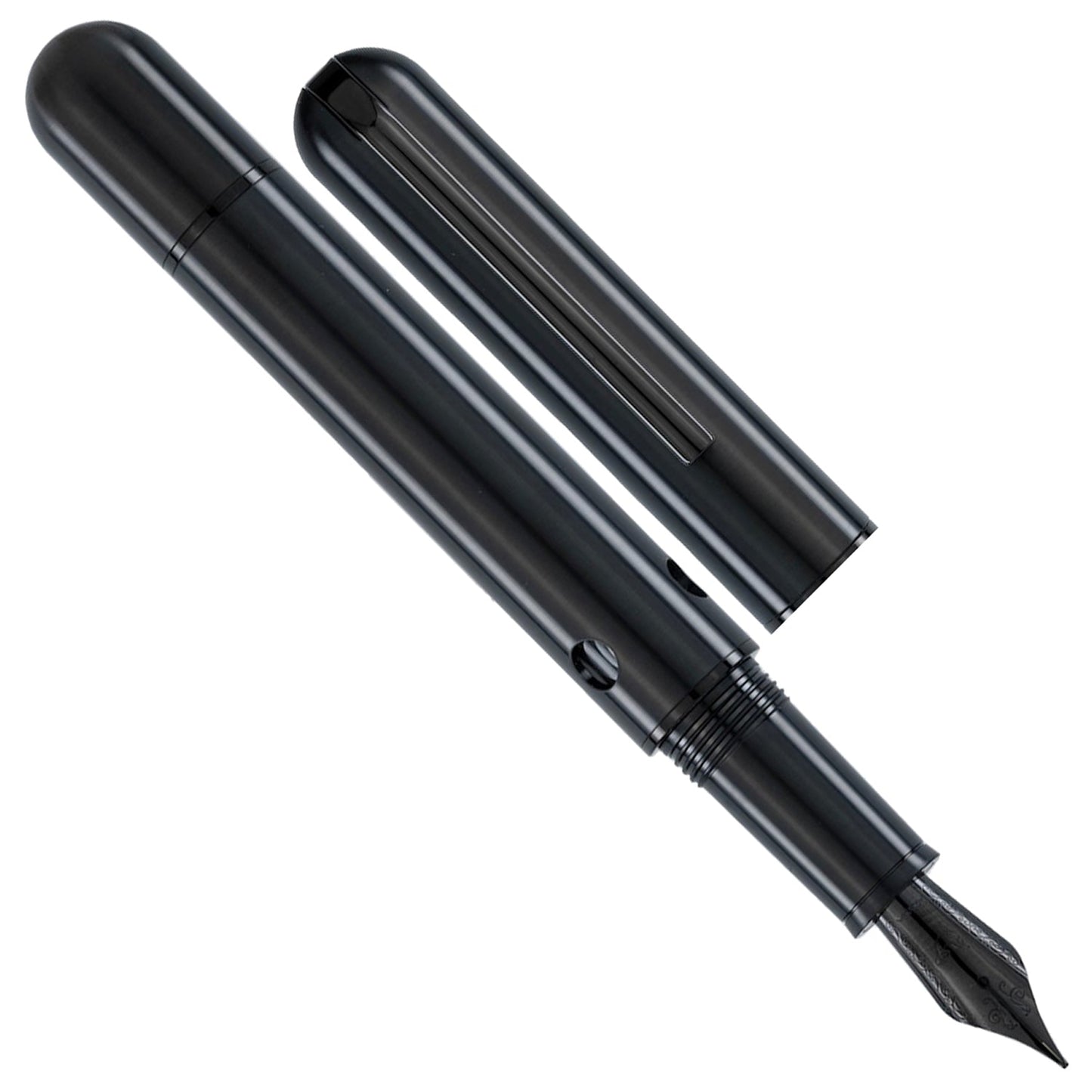 Nahvalur Nautilus Ti Black Fountain Pen