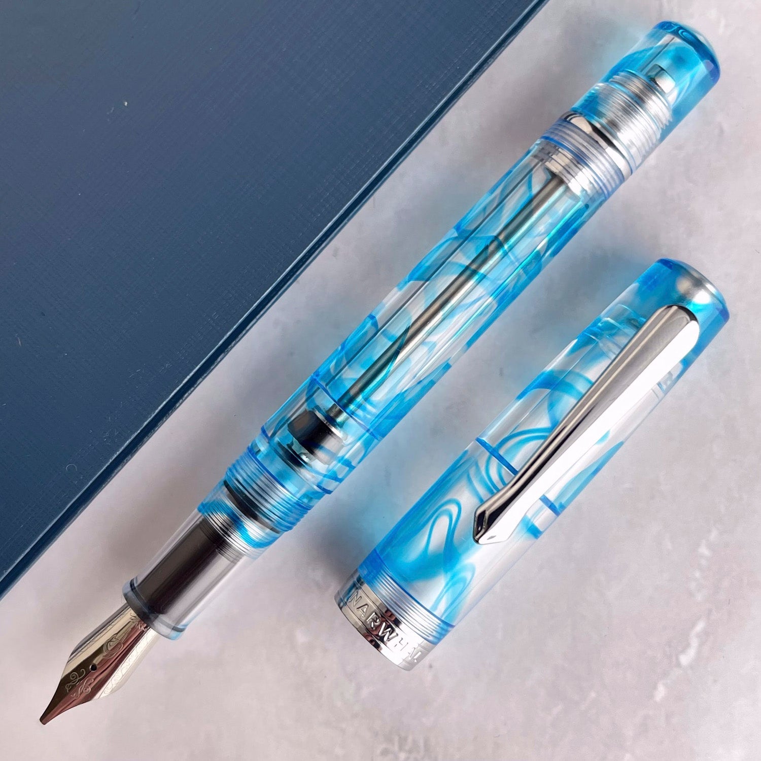 Nahvalur Original Plus Azureus Blue CT Fountain Pen