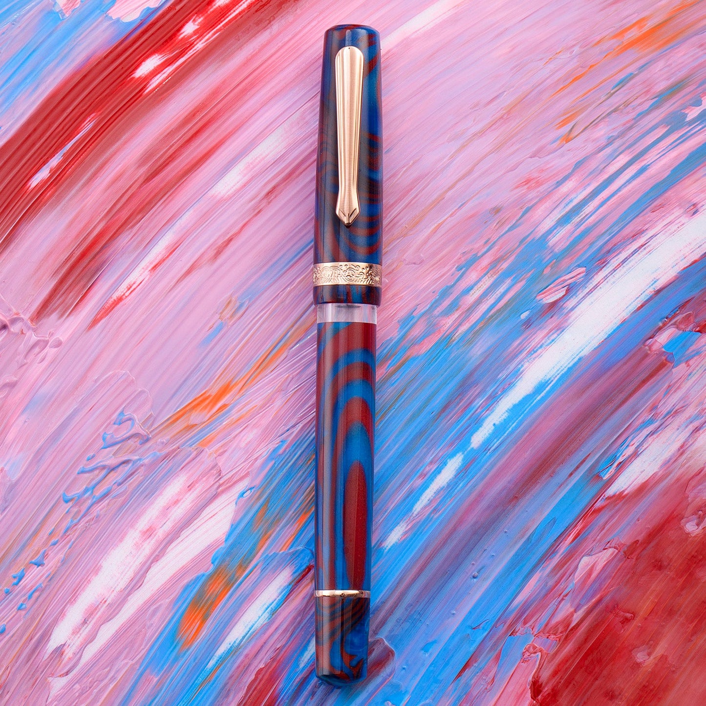 Nahvalur Schuylkill Dragonet Sapphire RGT Fountain Pen (Limited Edition)