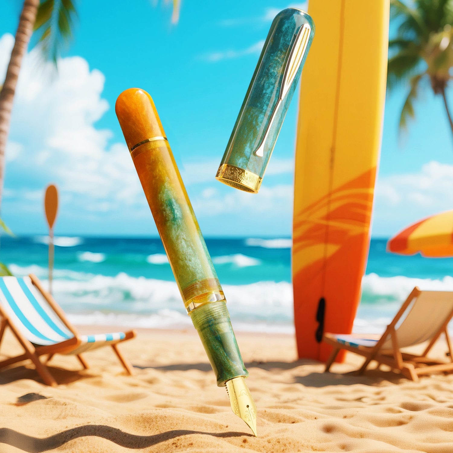 Nahvalur Voyage Hawaii GT Fountain Pen (Limited Edition)