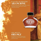 Aurora Anniversary Edition Ink Bottle (Arancione/Orange - 55ML) NC124-AR