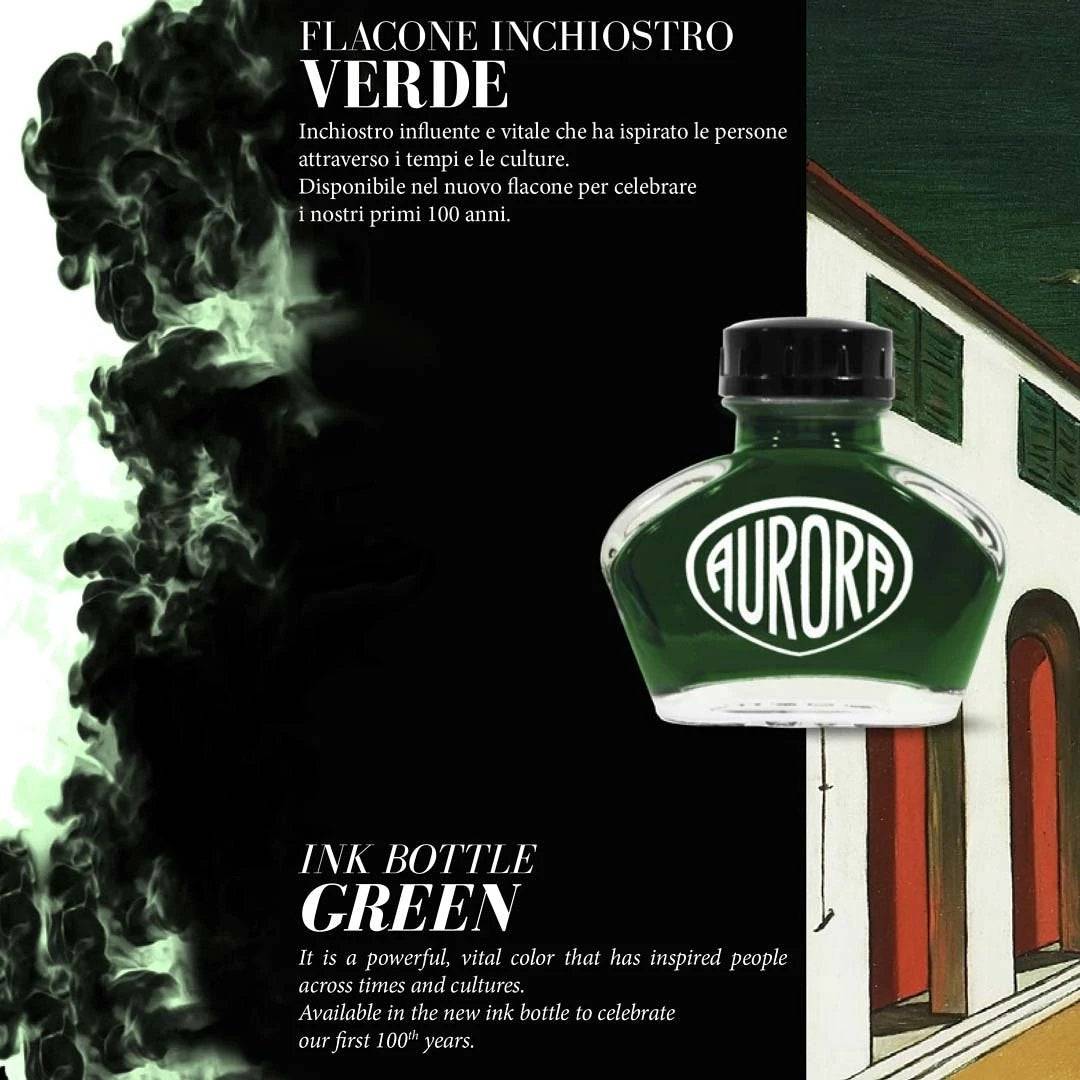 Aurora Anniversary Edition Ink Bottle (Verde/Green - 55ML) NC124-VE