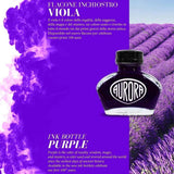 Aurora Anniversary Edition Ink Bottle (Viola/Purple - 55ML) NC124-VI