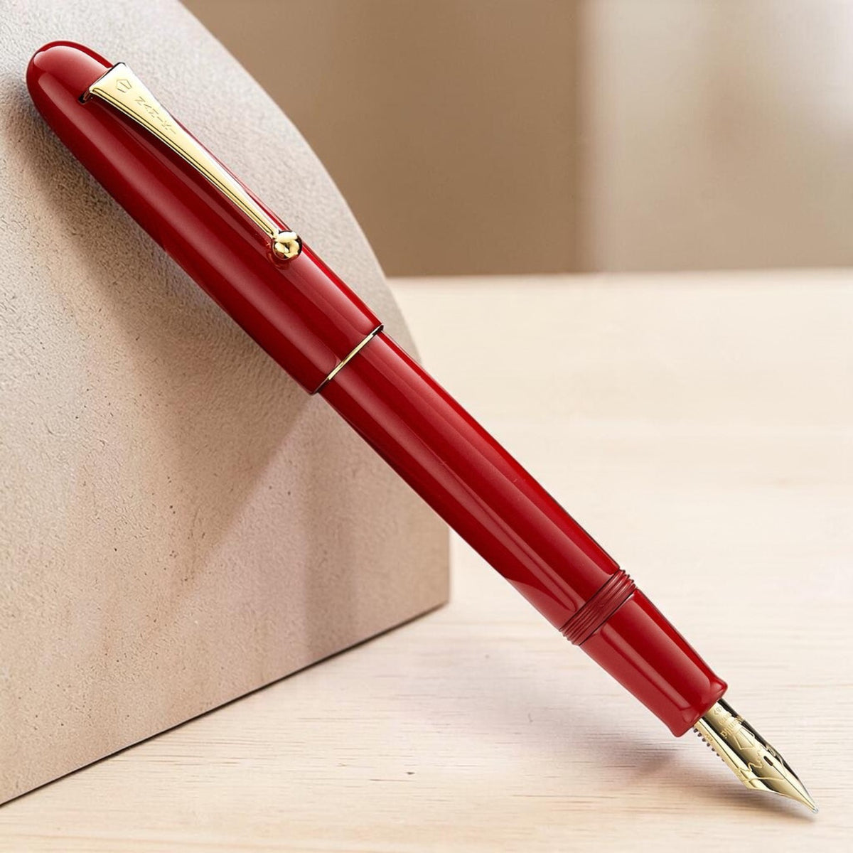 Namiki Yukari Royale Urushi Vermillion Red GT Fountain Pen