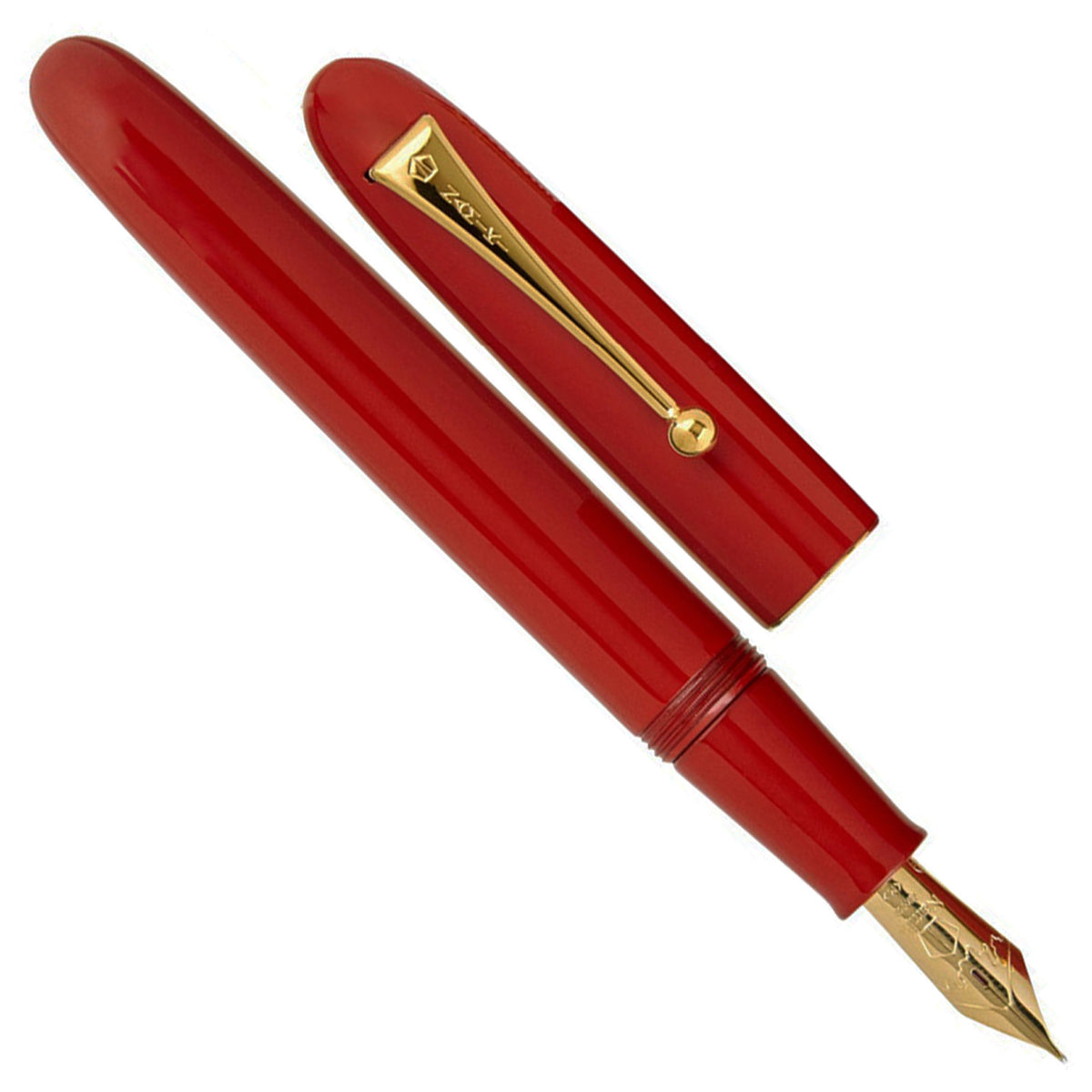 Namiki Yukari Royale Urushi Vermillion Red GT Fountain Pen