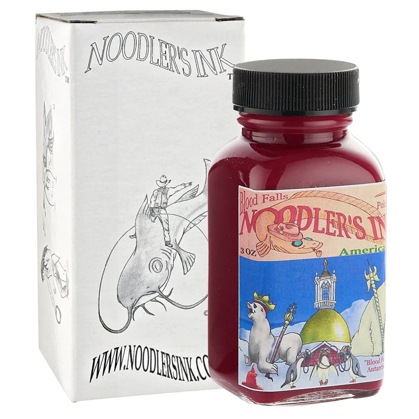 Noodler's Ink Bottle (Polar Blood Falls - 88 ML) 19212
