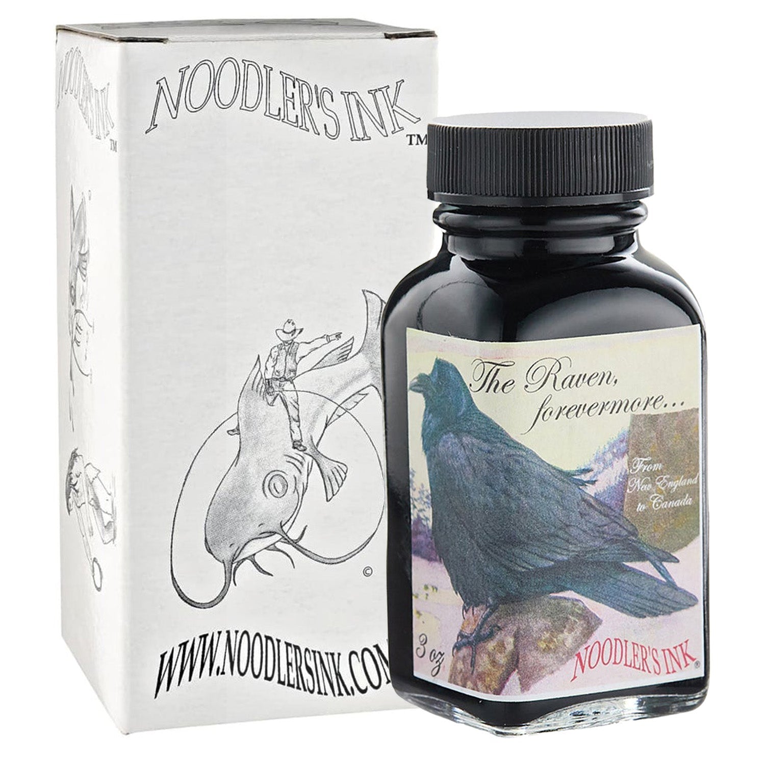 Noodler's Ink Bottle (Raven Black - 88 ML) 19115