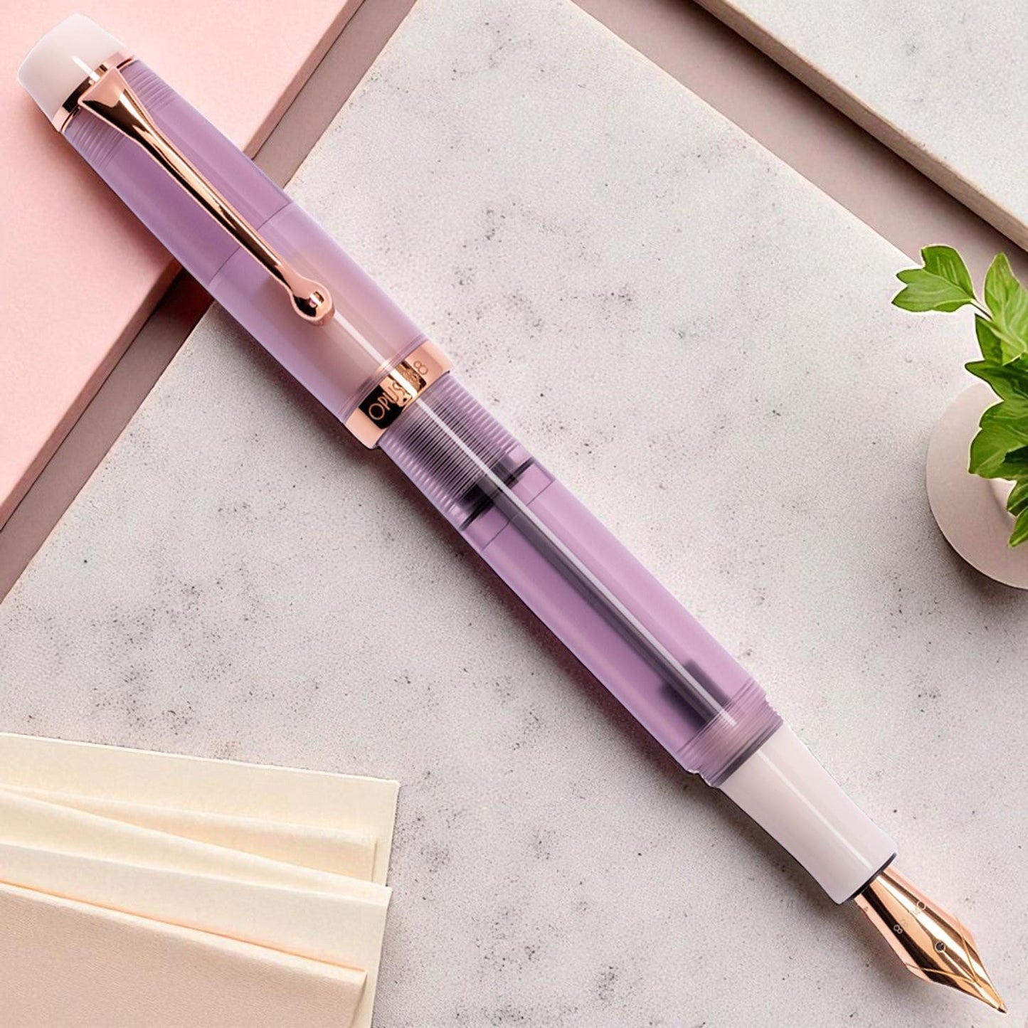 Opus 88 Harmony Mocha Mousse RGT Fountain pen
