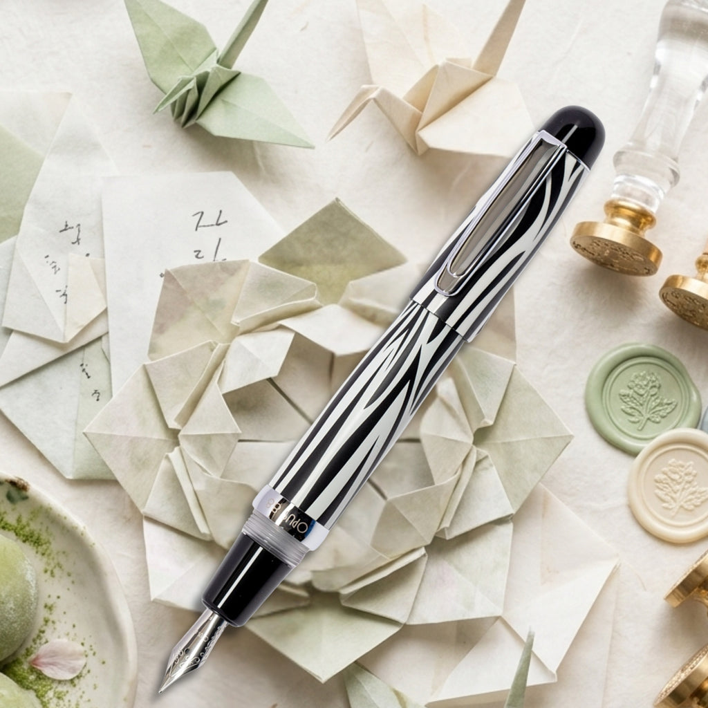 Opus 88 Mini Savannah Zebra CT Fountain pen