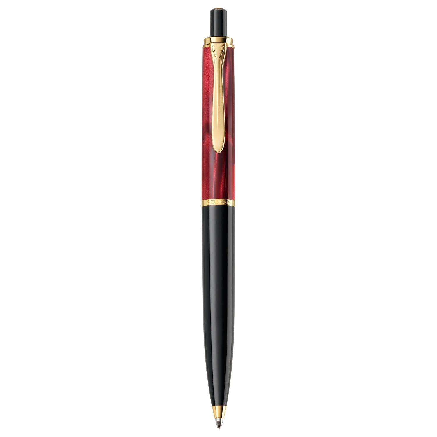 Pelikan Classic K200 Red Marbled Ballpoint Pen 827331 (Special Edition)