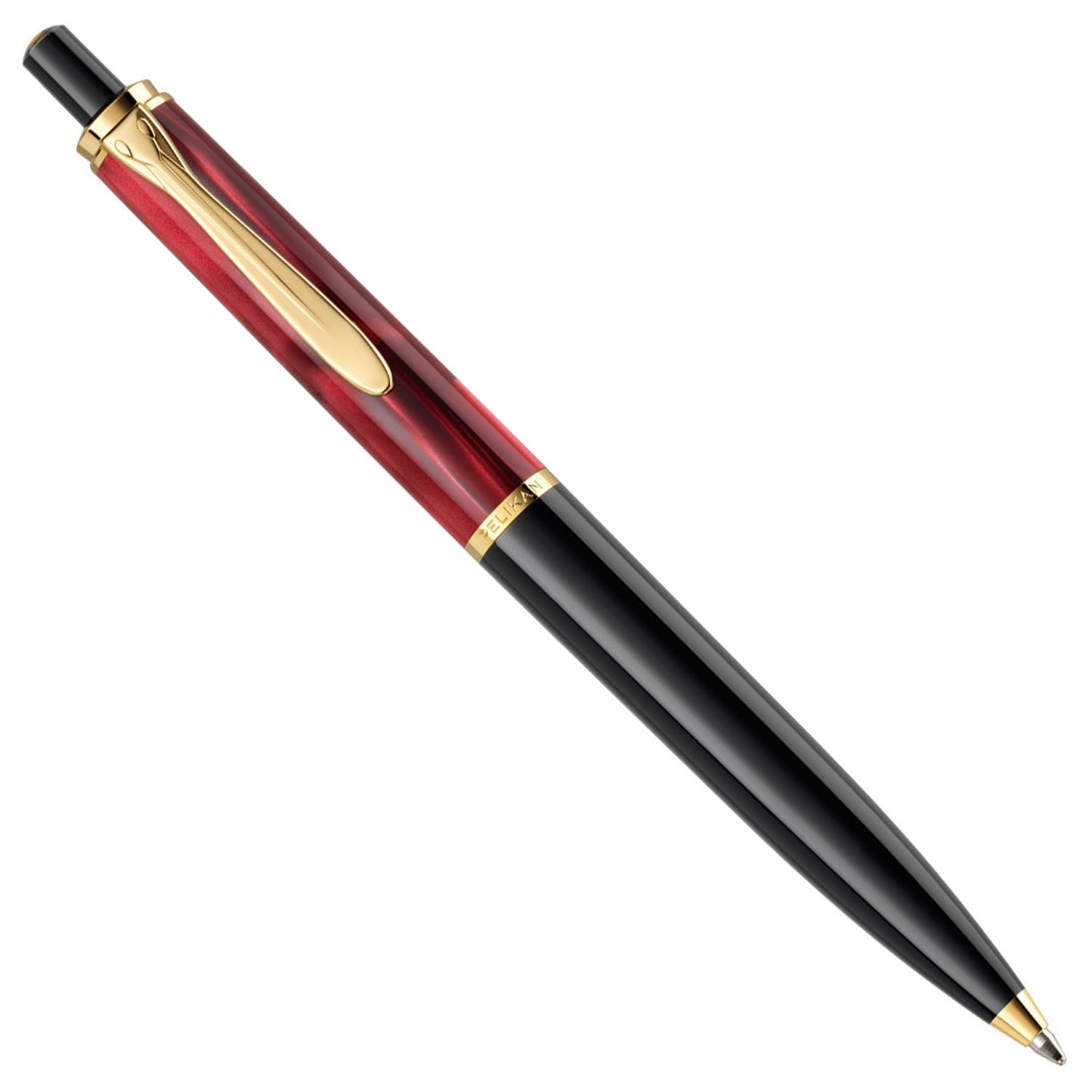 Pelikan Classic K200 Red Marbled Ballpoint Pen 827331 (Special Edition)