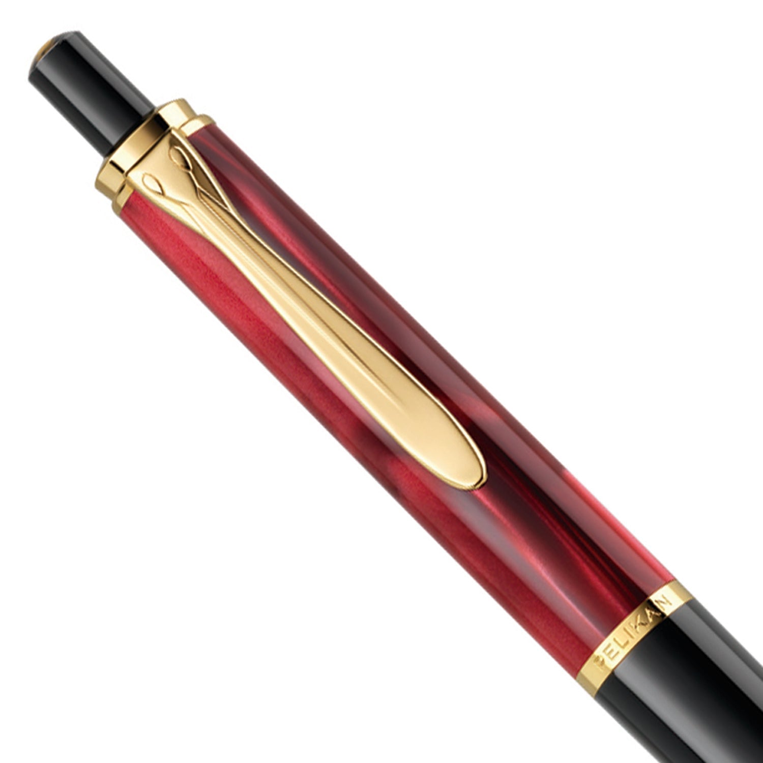 Pelikan Classic K200 Red Marbled Ballpoint Pen 827331 (Special Edition)