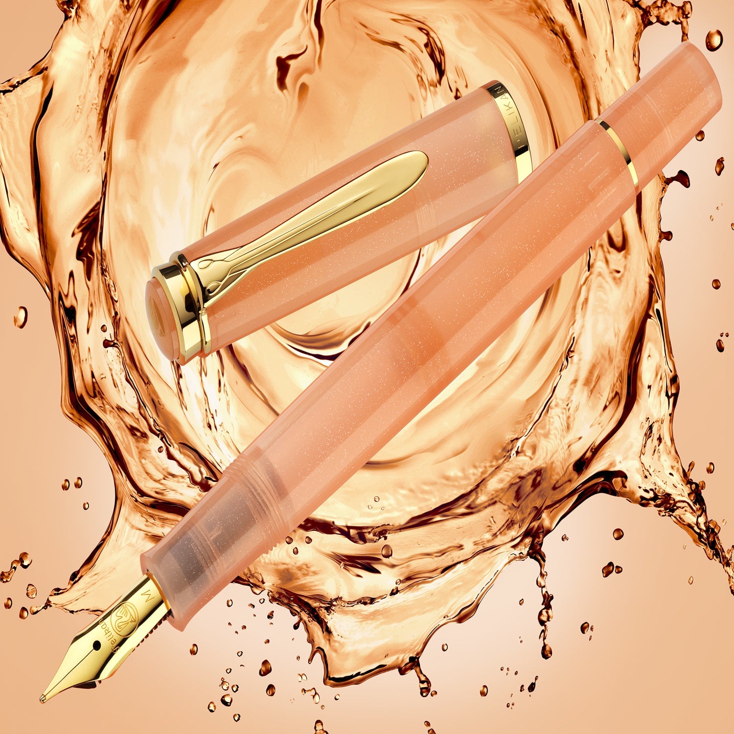 Pelikan Classic M200 Apricot Achat Fountain Pen (Special Edition)