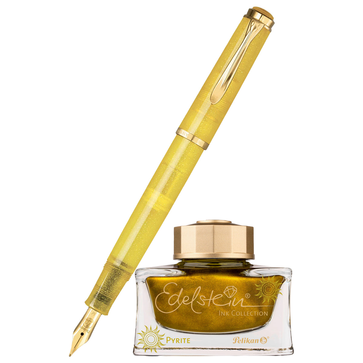 Pelikan Classic M200 Pyrite Fountain Pen Set (Special Edition)