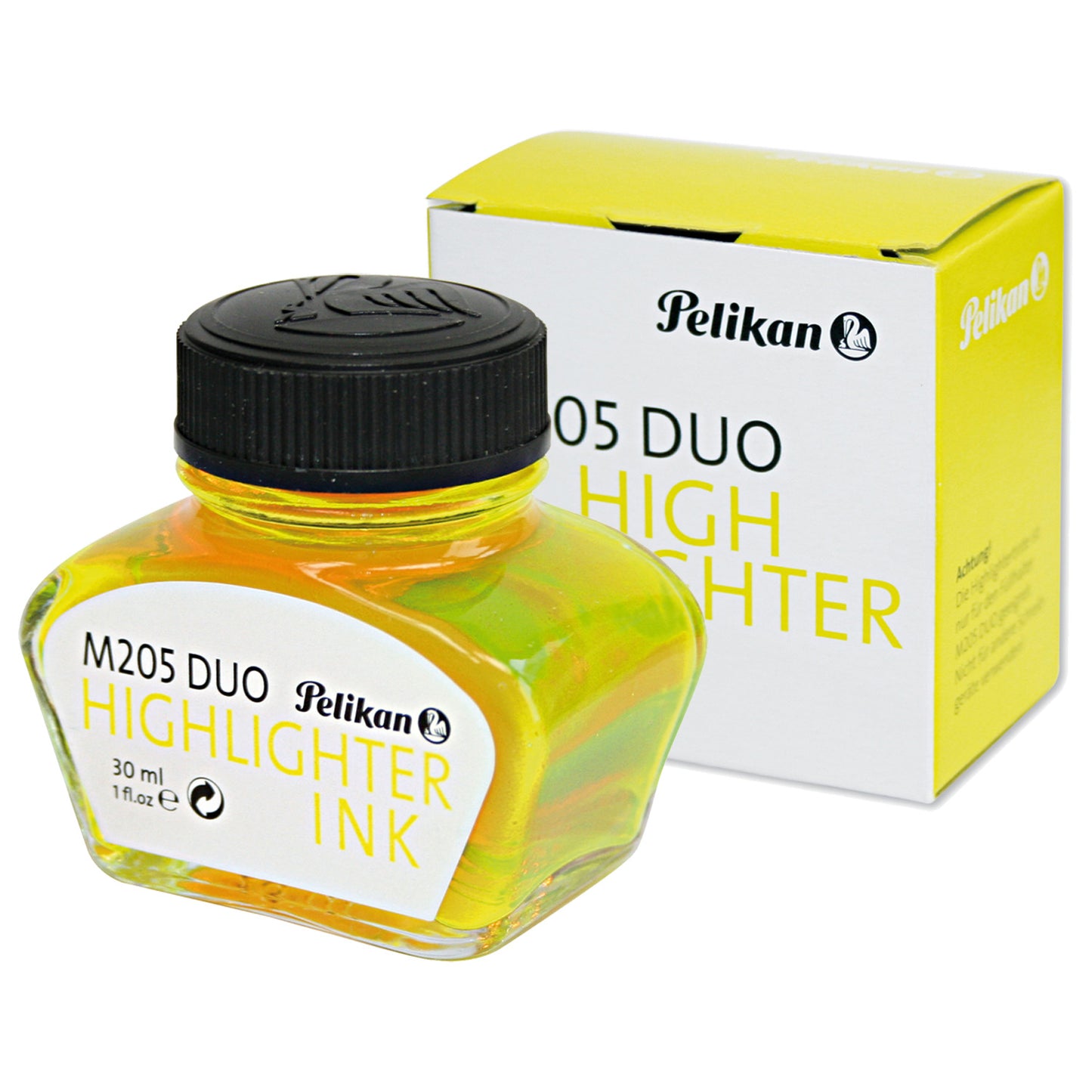 Pelikan Duo Highlighter Ink Bottle (Bright Yellow - 30 ML) 344879