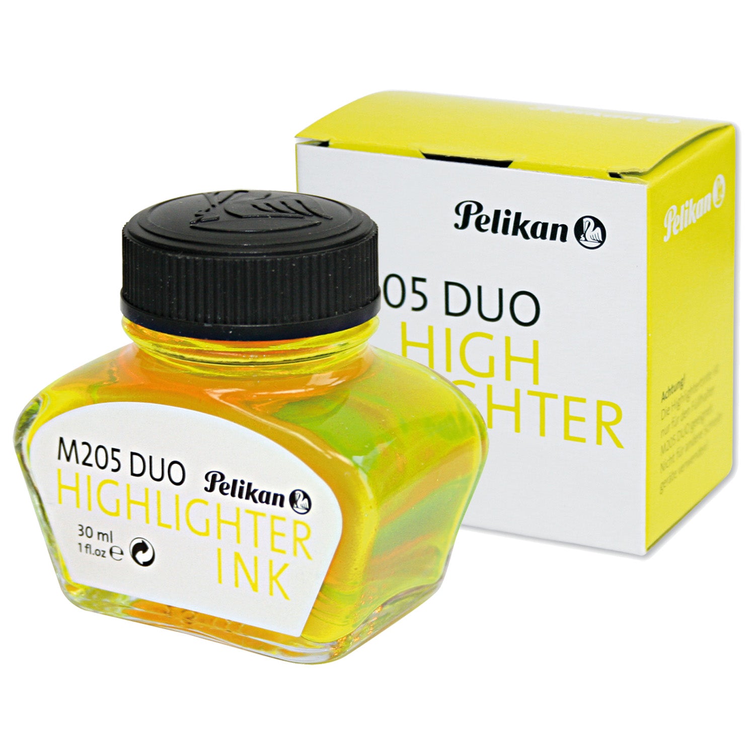 Pelikan Duo Highlighter Ink Bottle (Bright Yellow - 30 ML) 344879
