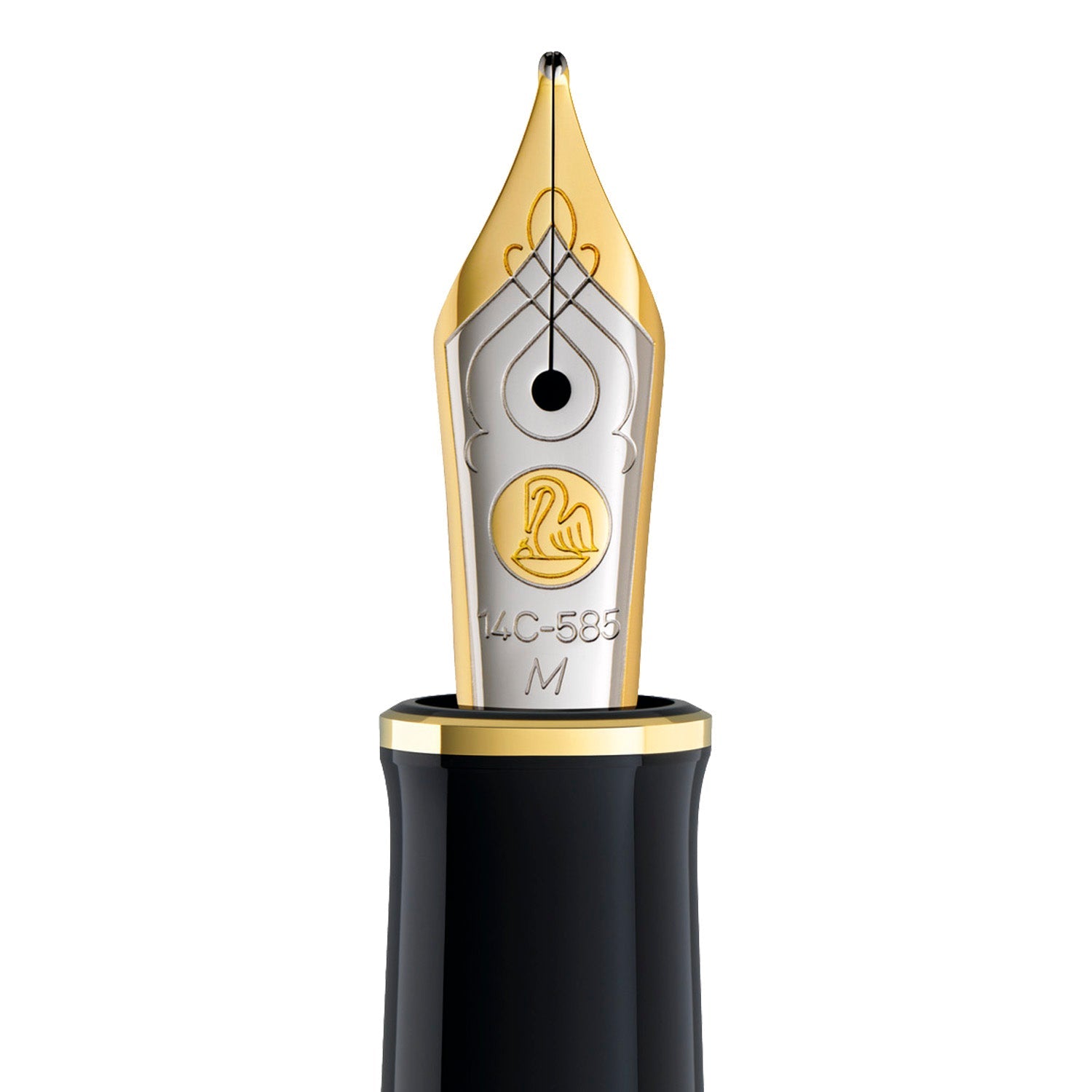 Pelikan ペリカン M400SE brown-stripes M-nib Pelikan M400 Nib Unit – OnlineMantra.in