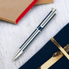 Pelikan Pura K40 Blue/Silver Ballpoint Pen 954990