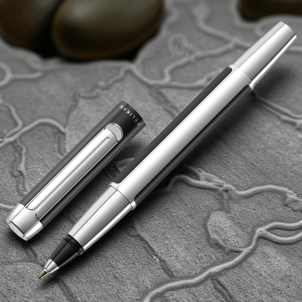 Pelikan Pura R40 Black/Silver Roller Ball Pen 904441