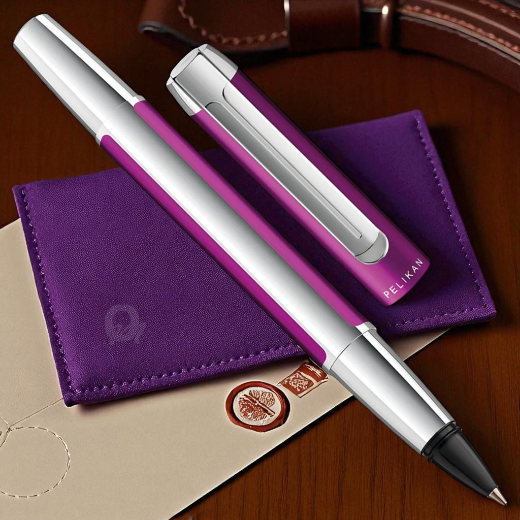 Pelikan Pura R40 Purple Roller Ball Pen 823814