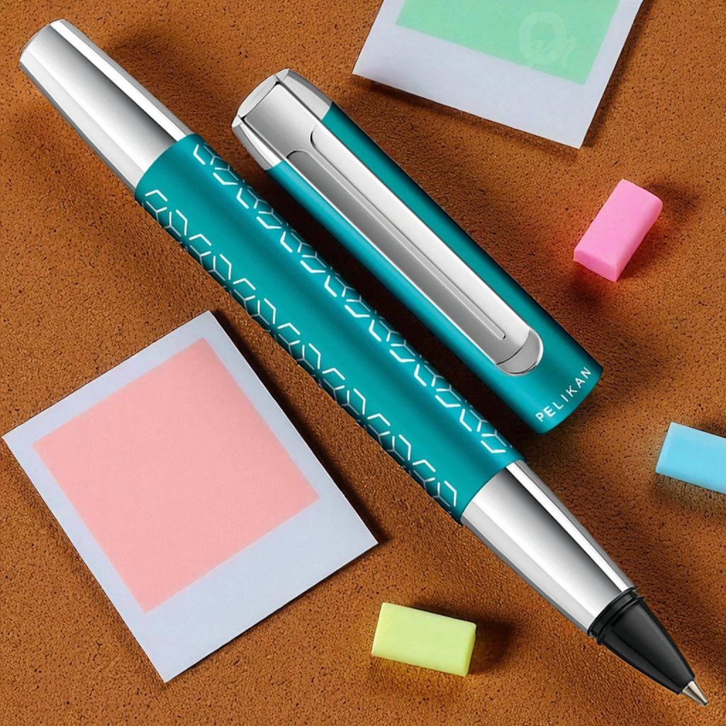 Pelikan Pura R40 Turquoise Roller Ball Pen 823753 (Special Edition)