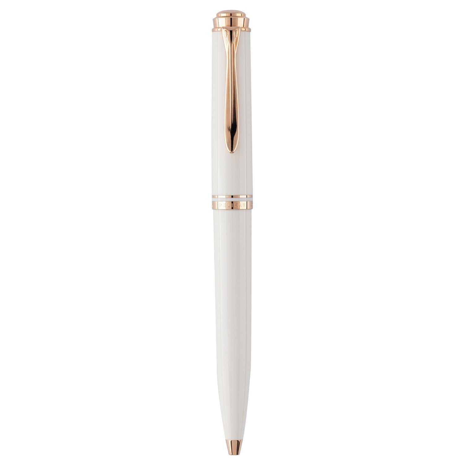 Pelikan Souveran K600 White Rose Gold Ballpoint Pen 300014588 (Special Edition)