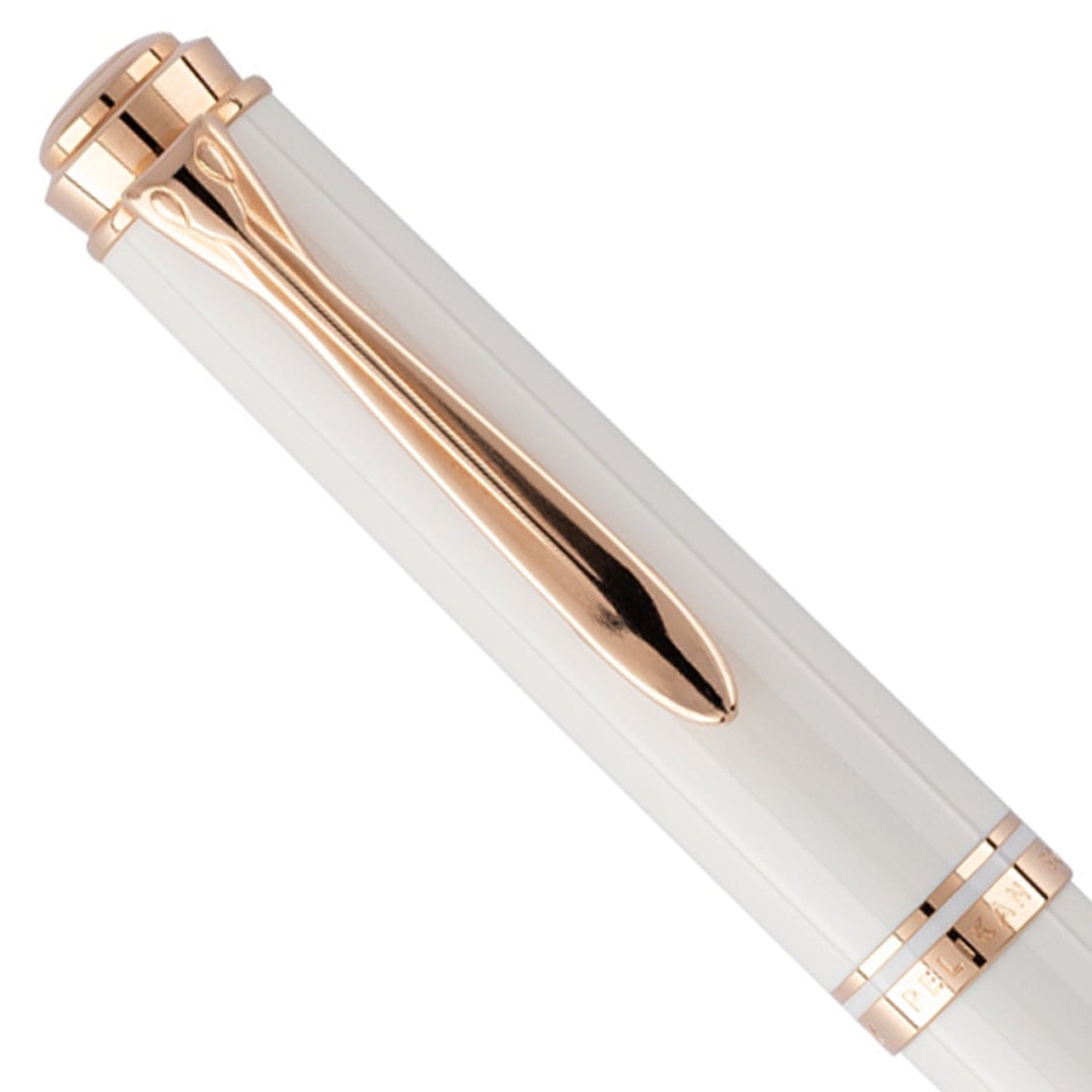 Pelikan Souveran K600 White Rose Gold Ballpoint Pen 300014588 (Special Edition)