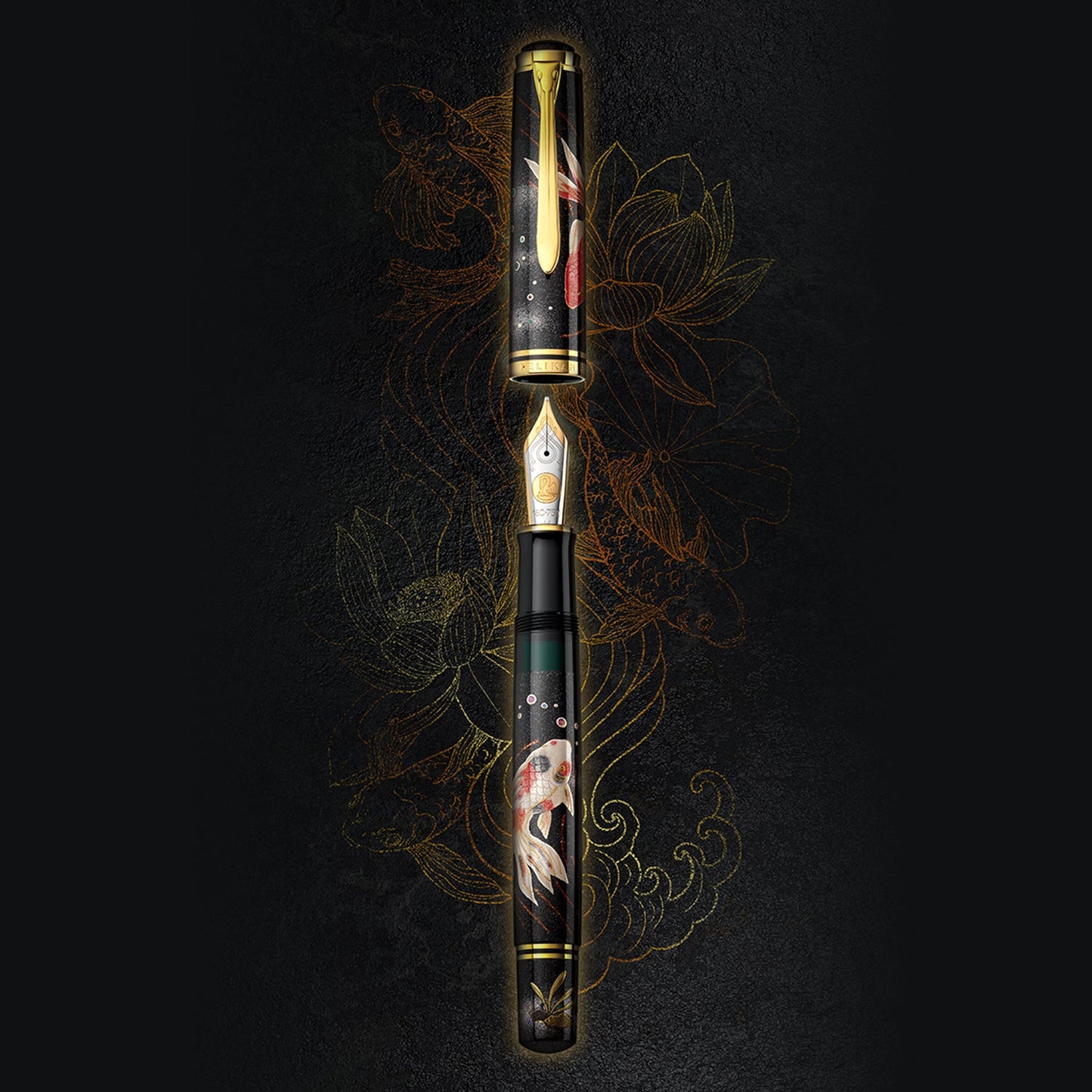 Pelikan Souveran M1000 Maki-e Goldfish Fountain Pen (Limited Edition)