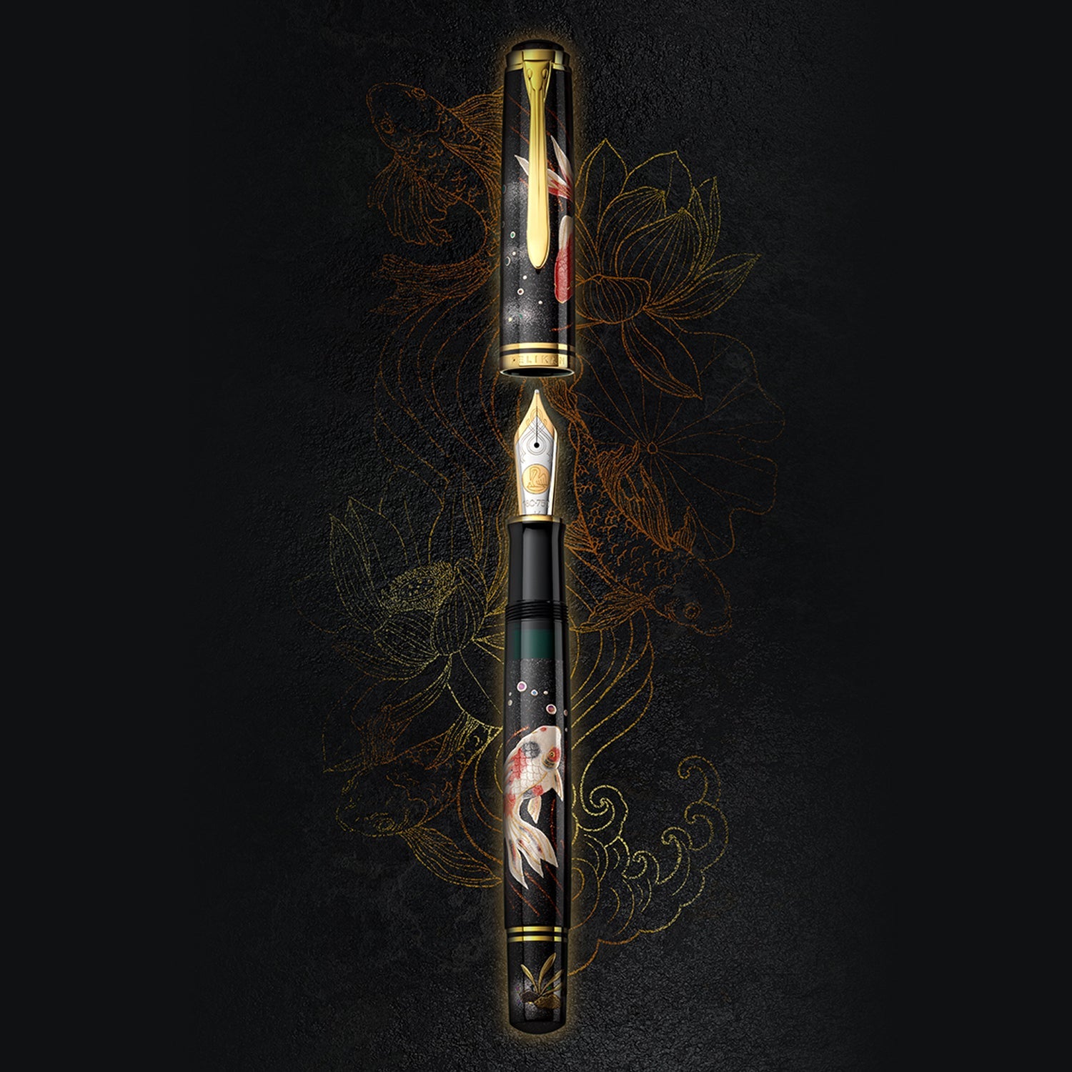 Pelikan Souveran M1000 Maki-e Goldfish Fountain Pen (Limited Edition)