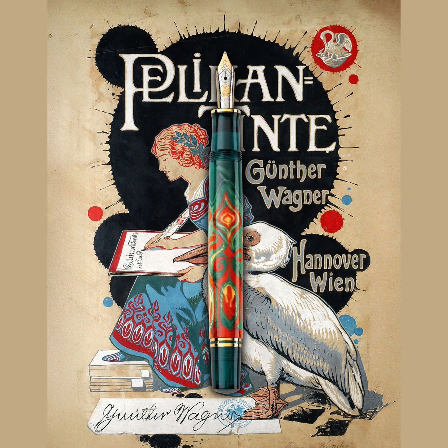 Pelikan Souveran M600 Art Collection Rudi Rother Fountain Pen (Special Edition)