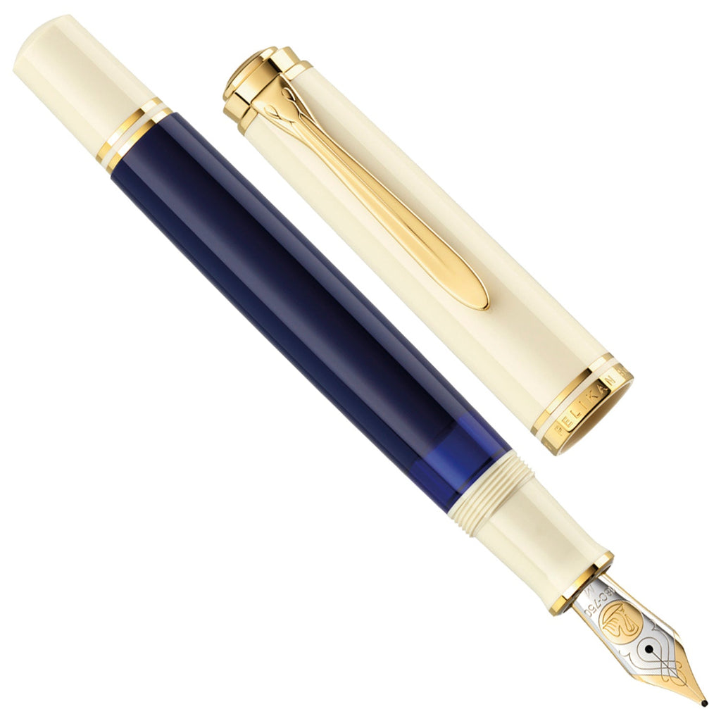 Pelikan Souveran M800 Cream Blue Fountain Pen (Special Edition) 