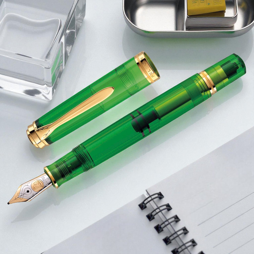 Pelikan Souveran M800 Green Demostrator Fountain Pen (Special Edition)