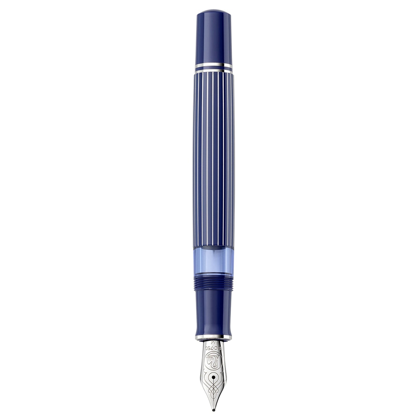 Pelikan Souveran M815 Metal Striped Blue Fountain Pen (Special Edition)