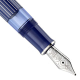 Pelikan Souveran M815 Metal Striped Blue Fountain Pen (Special Edition)